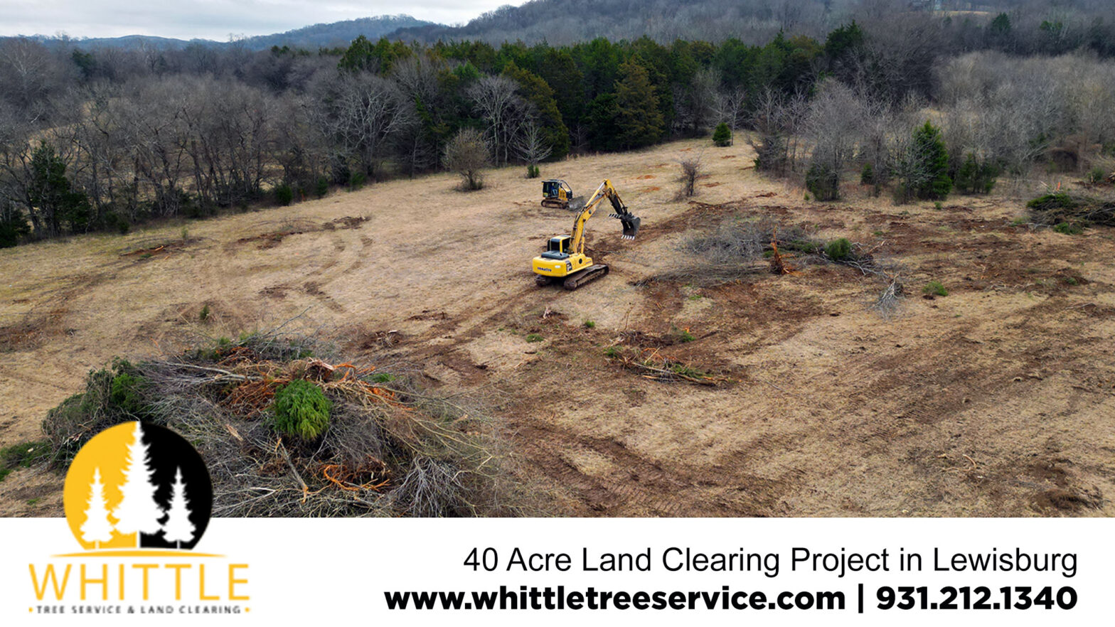 Land Clearing Project in Lewisburg